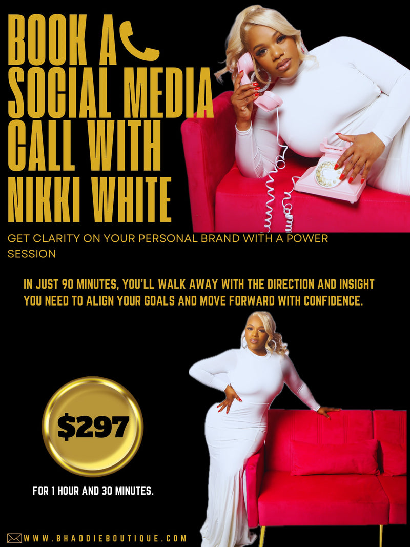 Book A Social Media Call with Nikki White